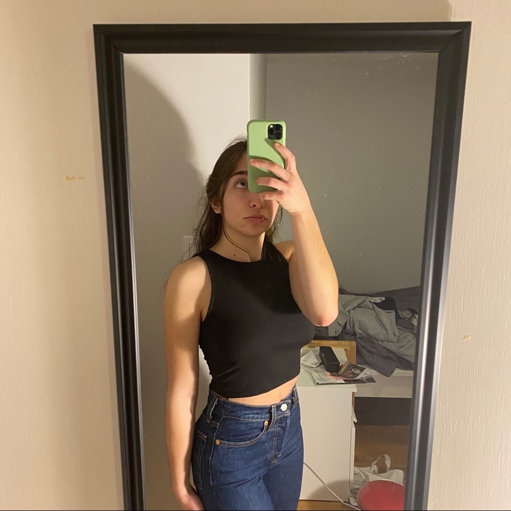 BLACK CUT OUT TANK